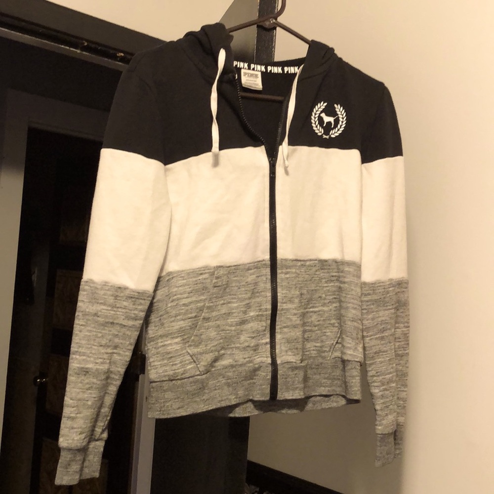 Pink zip up